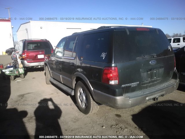 1FMPU17L43LA85576 - 2003 FORD EXPEDITION EDDIE BAUER GRAY photo 3