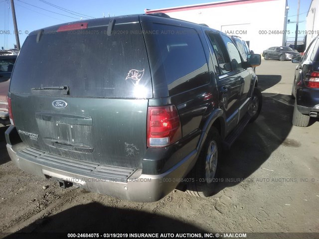 1FMPU17L43LA85576 - 2003 FORD EXPEDITION EDDIE BAUER GRAY photo 4