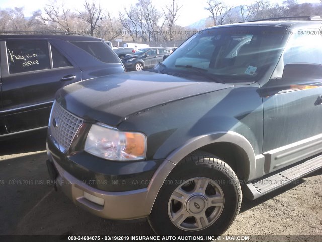 1FMPU17L43LA85576 - 2003 FORD EXPEDITION EDDIE BAUER GRAY photo 6