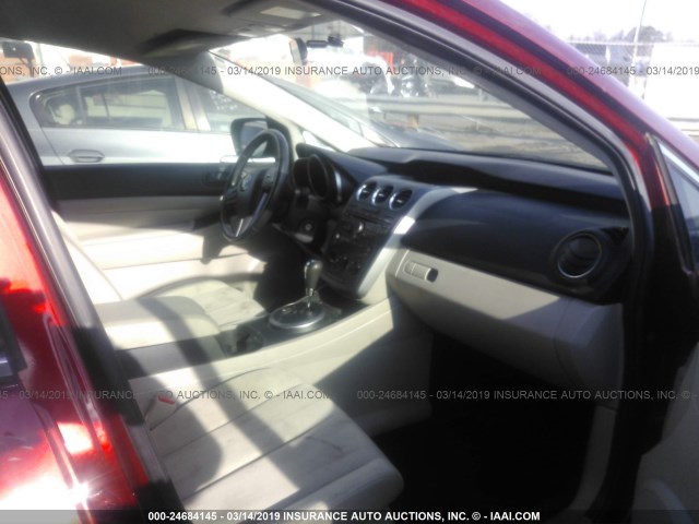 JM3ER2BM0C0412938 - 2012 MAZDA CX-7 RED photo 5