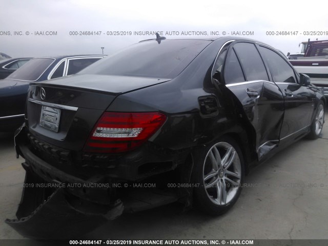 WDDGF4HB1CR223518 - 2012 MERCEDES-BENZ C 250 GRAY photo 6