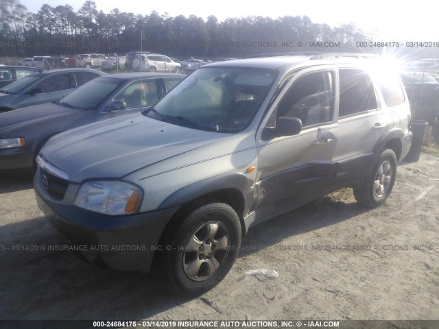 4F2CZ061X3KM49004 - 2003 MAZDA TRIBUTE ES ნაცრისფერი ფოტო 2