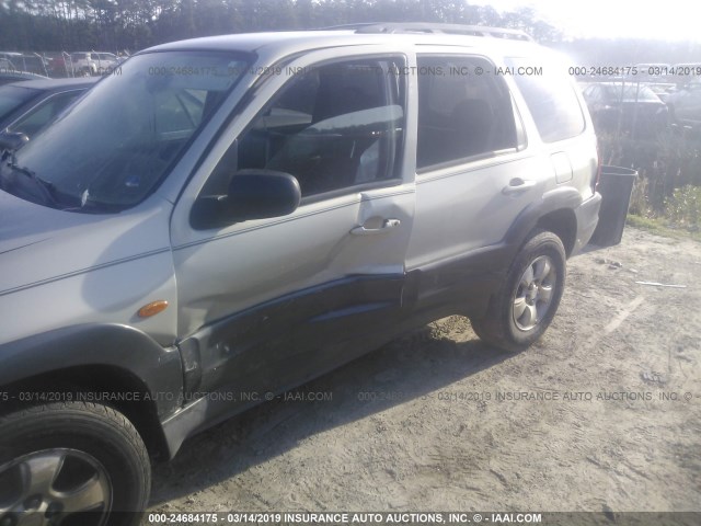 4F2CZ061X3KM49004 - 2003 MAZDA TRIBUTE ES ნაცრისფერი ფოტო 6