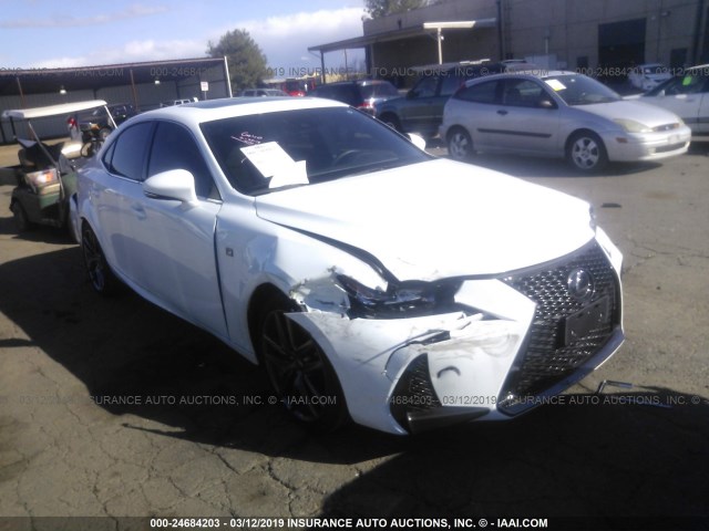 JTHBA1D23J5073910 - 2018 LEXUS IS 300 WHITE photo 1