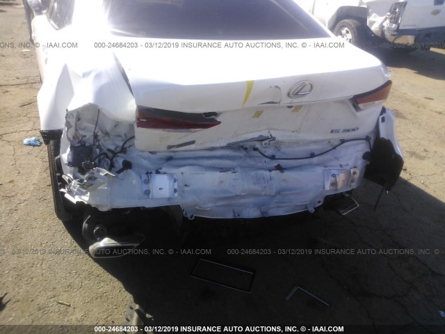 JTHBA1D23J5073910 - 2018 LEXUS IS 300 WHITE photo 6