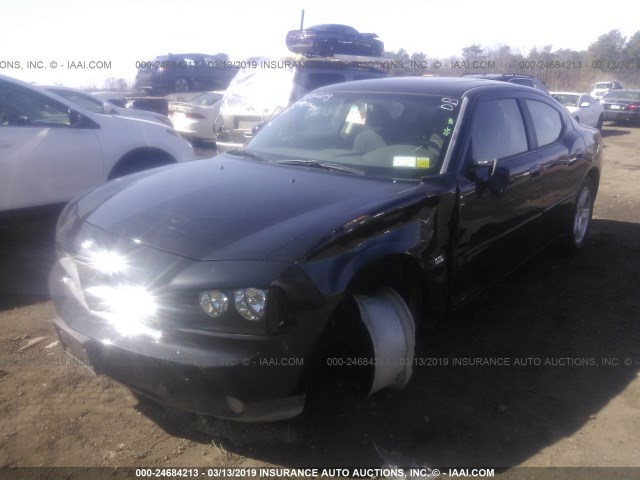 2B3CA3CV1AH158512 - 2010 DODGE CHARGER SXT BLACK photo 2