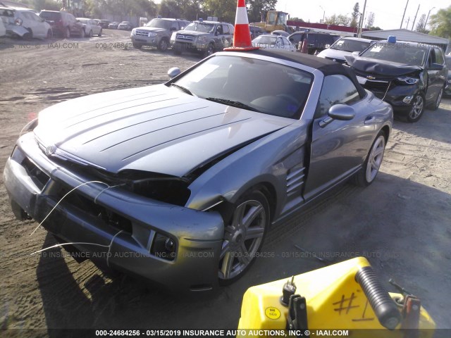 1C3AN65L65X044213 - 2005 CHRYSLER CROSSFIRE LIMITED BLUE photo 2