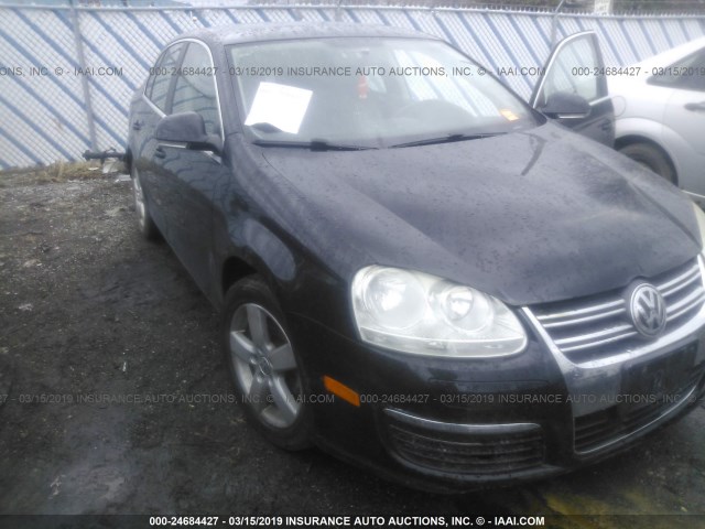 3VWRM71K08M079292 - 2008 VOLKSWAGEN JETTA SE/SEL BLACK photo 1