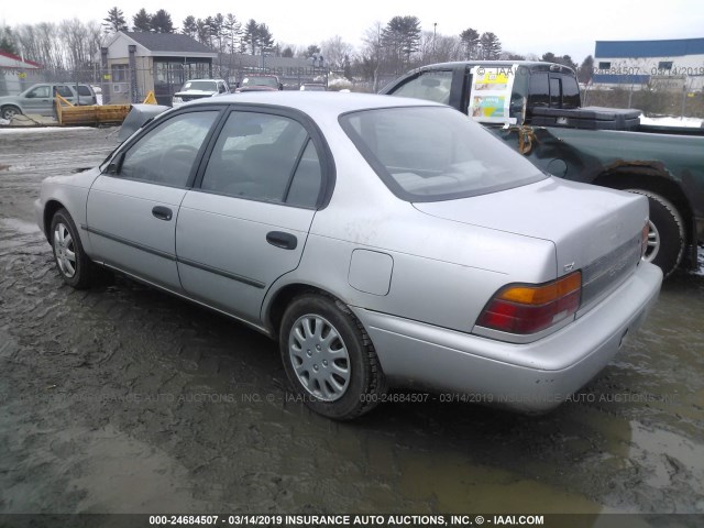 2T1AE09B4RC087575 - 1994 TOYOTA COROLLA LE/DX SILVER photo 3