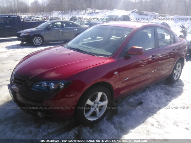 IA043035 - 2005 MAZDA 3 S RED photo 2