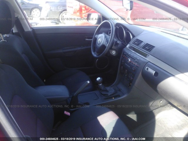 IA043035 - 2005 MAZDA 3 S RED photo 5