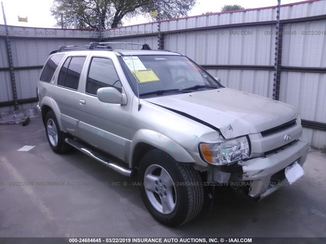 JNRDR09Y81W219948 - 2001 INFINITI QX4 SILVER photo 1