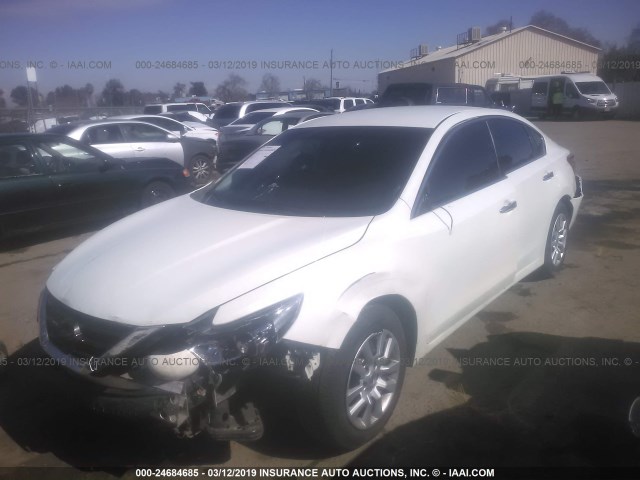 1N4AL3AP0GN378136 - 2016 NISSAN ALTIMA 2.5/S/SV/SL/SR WHITE photo 2