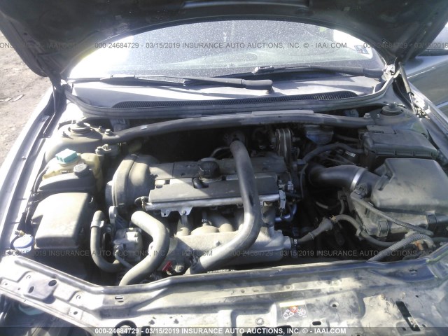 YV1RH592482671926 - 2008 VOLVO S60 2.5T BLACK photo 10