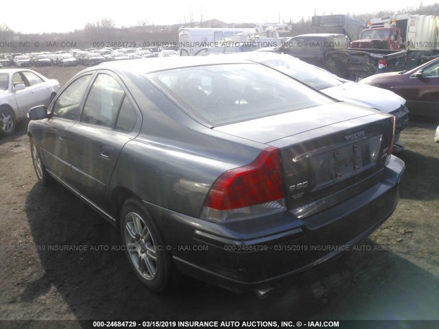 YV1RH592482671926 - 2008 VOLVO S60 2.5T BLACK photo 3