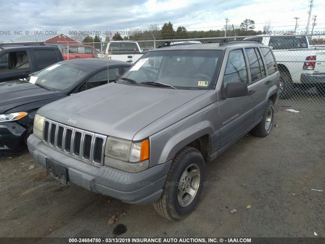 1J4GZ58S1WC105087 - 1998 JEEP GRAND CHEROKEE LAREDO/TSI GRAY photo 2