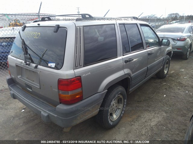 1J4GZ58S1WC105087 - 1998 JEEP GRAND CHEROKEE LAREDO/TSI GRAY photo 4