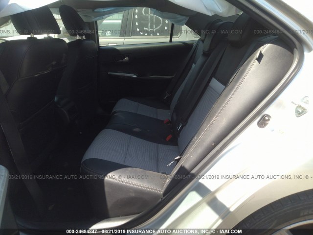 4T1BF1FK5EU422122 - 2014 TOYOTA CAMRY L/SE/LE/XLE 银色 照片 8