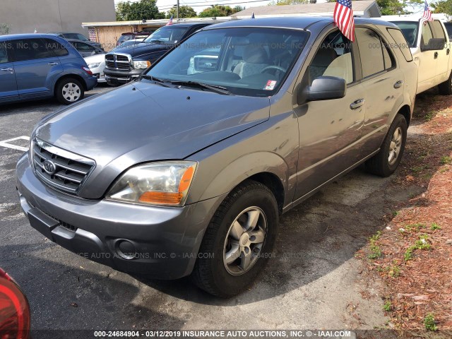 KNDJD736575708145 - 2007 KIA SORENTO EX/LX GRAY photo 2