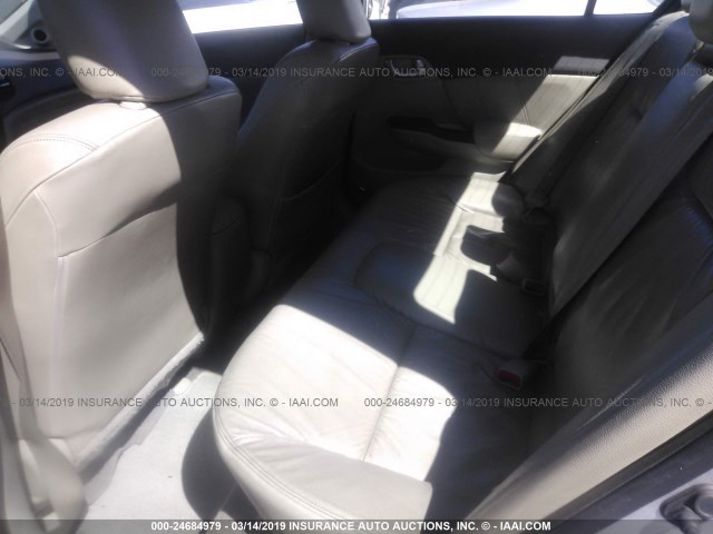 19XFB2F94CE314607 - 2012 HONDA CIVIC EXL ვერცხლისფერი ფოტო 8