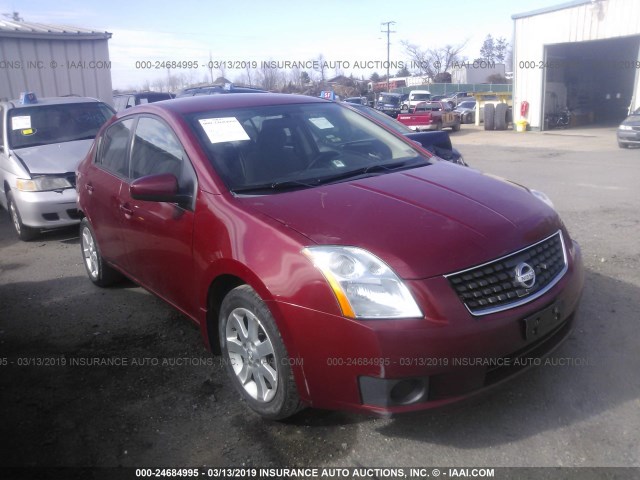 3N1AB61E17L656414 - 2007 NISSAN SENTRA 2.0/2.0S/2.0SL RED photo 1