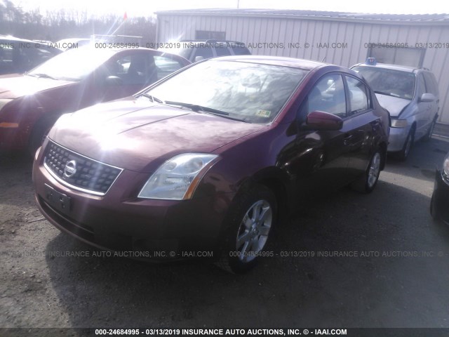 3N1AB61E17L656414 - 2007 NISSAN SENTRA 2.0/2.0S/2.0SL RED photo 2