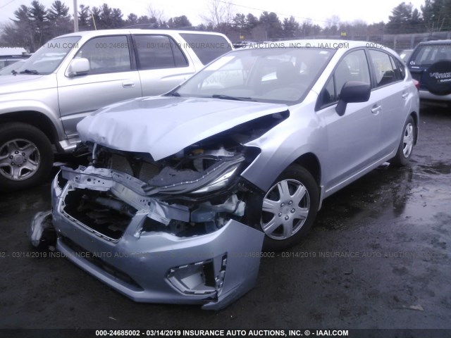 JF1GPAA67D2873120 - 2013 SUBARU IMPREZA SILVER photo 2