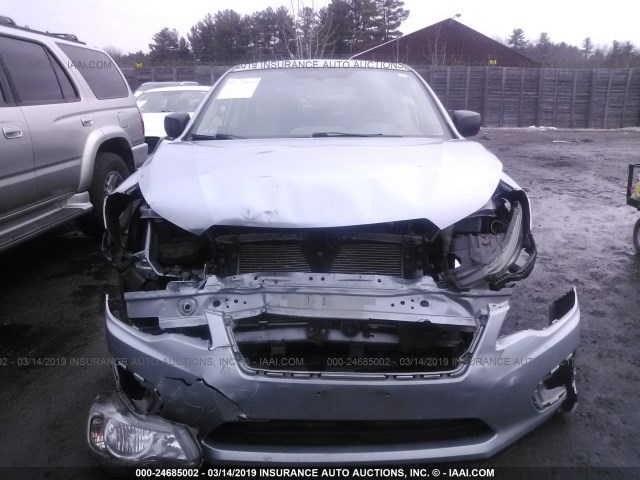 JF1GPAA67D2873120 - 2013 SUBARU IMPREZA SILVER photo 6