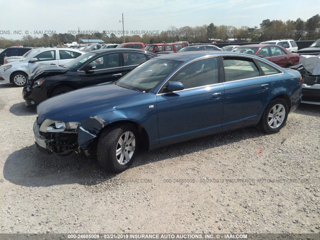 WAUDG74F65N119442 - 2005 AUDI A6 3.2 QUATTRO BLUE photo 2