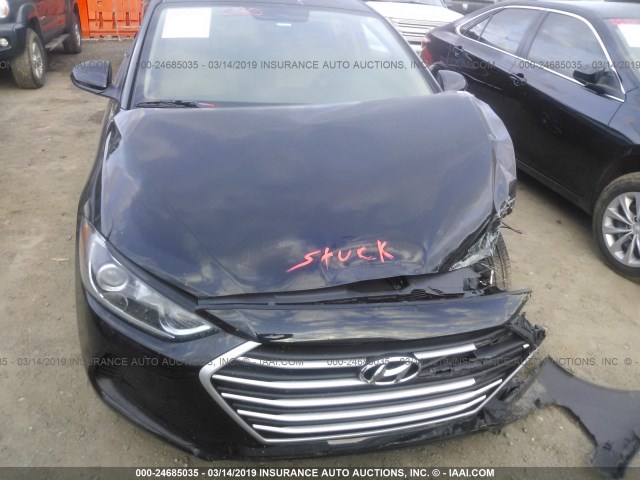 5NPD84LF4JH330777 - 2018 HYUNDAI ELANTRA SEL/VALUE/LIMITED BLACK photo 10