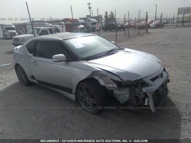 JTKJF5C79C3027377 - 2012 TOYOTA SCION TC SILVER photo 1