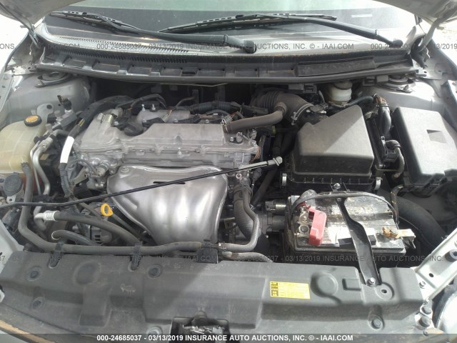 JTKJF5C79C3027377 - 2012 TOYOTA SCION TC SILVER photo 10