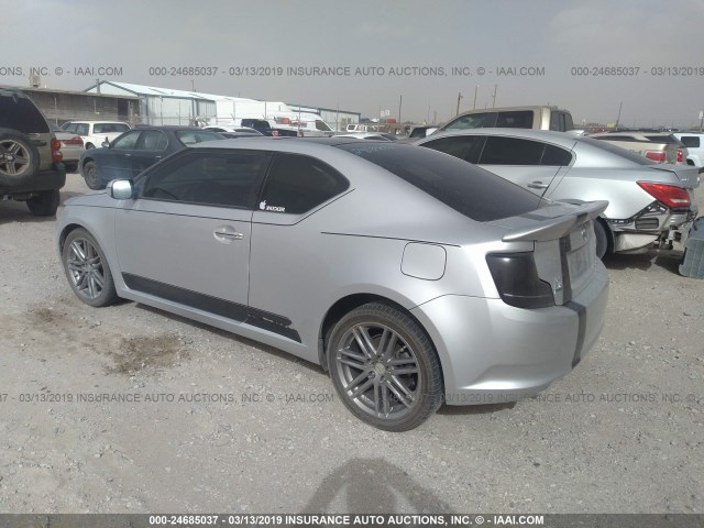 JTKJF5C79C3027377 - 2012 TOYOTA SCION TC SILVER photo 3