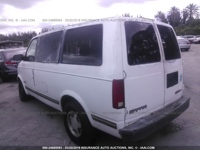 1GKDM19WXVB526428 - 1997 GMC SAFARI XT WHITE photo 3