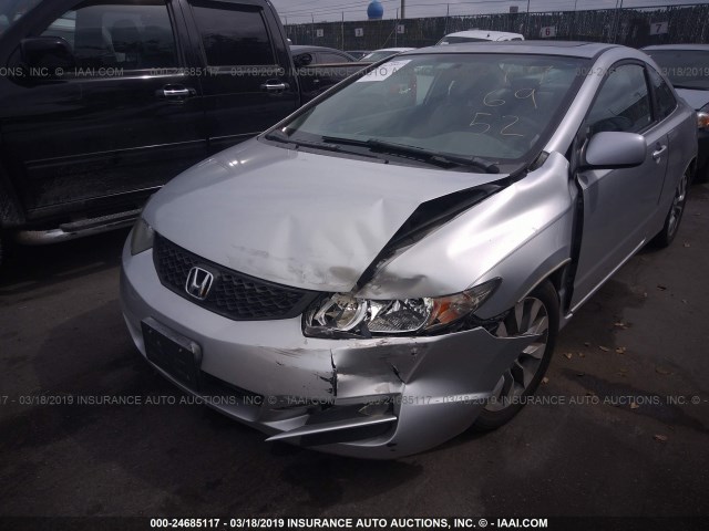 2HGFG12959H526917 - 2009 HONDA CIVIC EXL SILVER photo 6