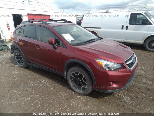 JF2GPAKC1D2890947 - 2013 SUBARU XV CROSSTREK 2.0 LIMITED RED photo 1