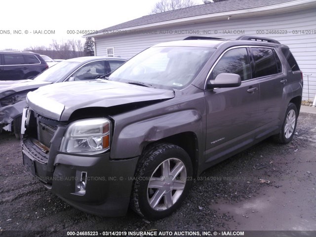 2CTFLTEC5B6294788 - 2011 GMC TERRAIN SLE GRAY photo 2