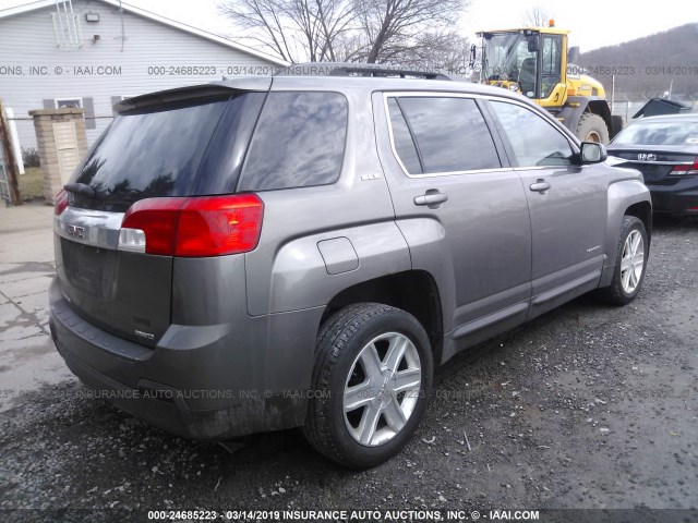 2CTFLTEC5B6294788 - 2011 GMC TERRAIN SLE GRAY photo 4