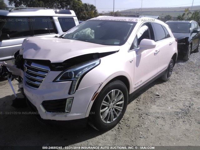 1GYKNCRS8KZ136949 - 2019 CADILLAC XT5 LUXURY PINK photo 2