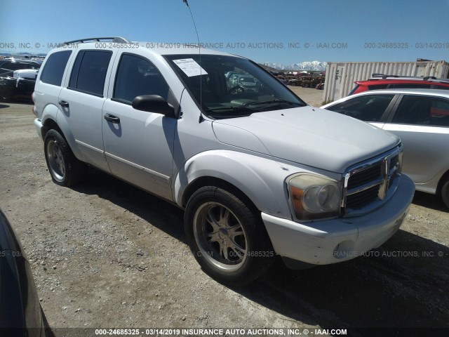 1D4HD48N24F146095 - 2004 DODGE DURANGO SLT WHITE photo 1