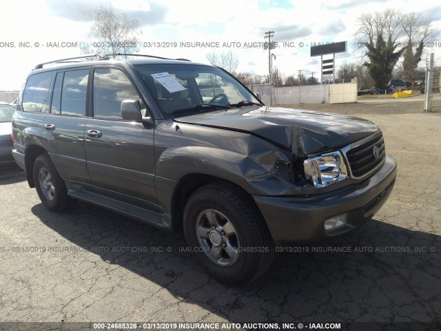 JTEHT05J412008082 - 2001 TOYOTA LAND CRUISER  GRAY photo 1