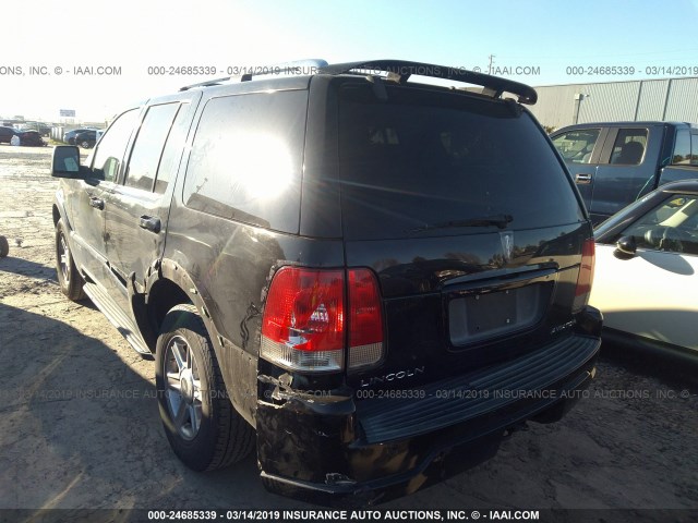 5LMEU88H05ZJ27801 - 2005 LINCOLN AVIATOR 黑色 照片 3