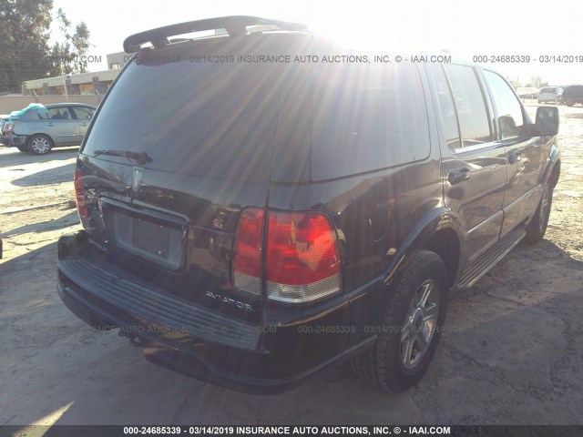 5LMEU88H05ZJ27801 - 2005 LINCOLN AVIATOR 黑色 照片 4