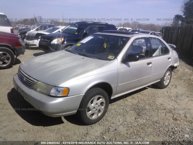 1N4AB41DXTC741093 - 1996 NISSAN SENTRA E/XE/GXE/GLE GRAY photo 2