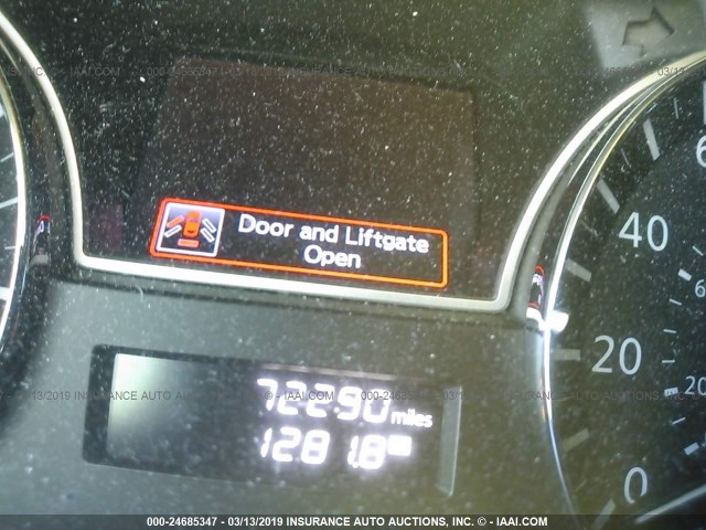 5N1AR2MM0FC719545 - 2015 NISSAN PATHFINDER S/SV/SL/PLATINUM GRAY photo 7