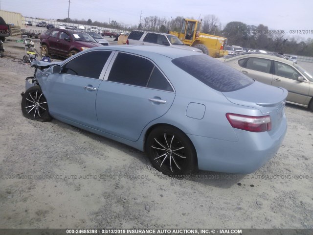 4T1BE46K68U746317 - 2008 TOYOTA CAMRY CE/LE/XLE/SE Light Blue photo 3