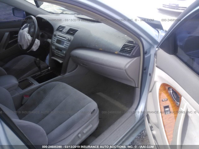 4T1BE46K68U746317 - 2008 TOYOTA CAMRY CE/LE/XLE/SE Light Blue photo 5