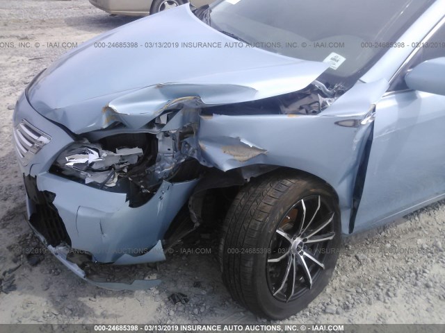 4T1BE46K68U746317 - 2008 TOYOTA CAMRY CE/LE/XLE/SE Light Blue photo 6