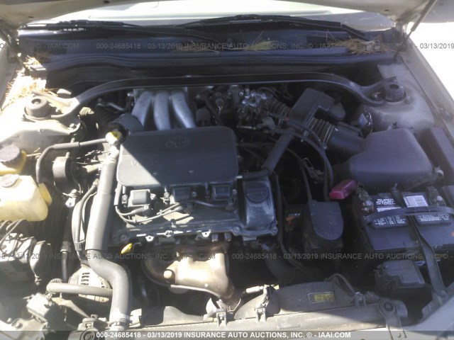 2T1CF22P12C601749 - 2002 TOYOTA CAMRY SOLARA SE/SLE GOLD photo 10