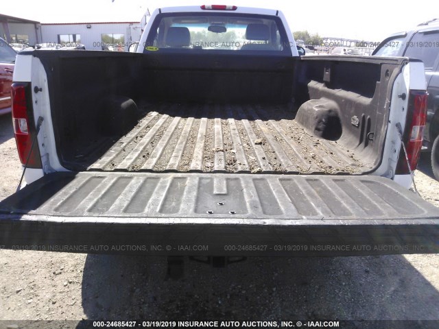 1GCEC14X08Z327659 - 2008 CHEVROLET SILVERADO C1500 WHITE photo 8